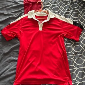 Nike Dri-Fit Red Golf Shirt (Size S)